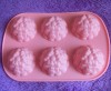 Flower type Muffin Sweet Candy Jelly Ice Silicone Mould Mold Baking Pan Tray Mak