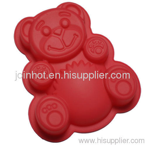 products-baby bear silicone cake mold,cake pan,bakeware,17CM*15CM*3CM