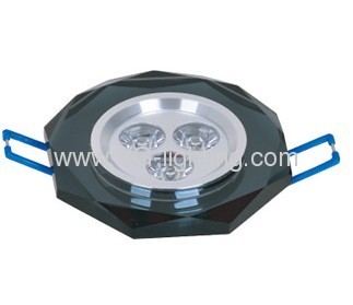 3X1W Aluminium high power round LED CRYSTAL ceiling soptlights