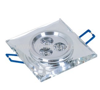 3X1W Aluminium high power LED ceiling soptlights with crystal