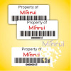 Custom Security Bar Code Labels for protecting property