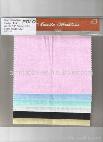 100% COTTON LINEN LOOK FABRIC