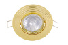 G5.3/GU10 round Recessed swivel spotlight