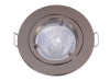 G5.3/GU10 Round Shape adjustable recessed spotlights