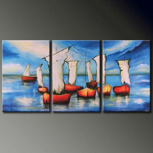 2012 Handmade Seascape Oil Painting On Canvas For Sale