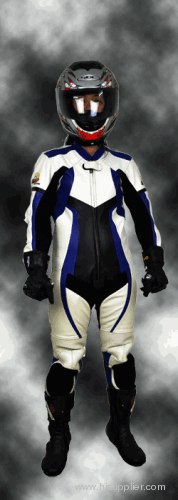 Motorcycle leather racing suit