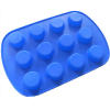 12 cupcakes as one, Round silicone Muffin molds Promotion
