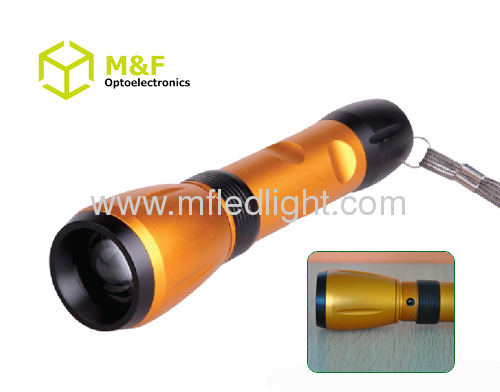 Focusing Q3 led flashlight aluminum rechargeable cree torches