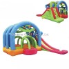 inflatable bouncy house with slide
