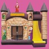 newest design inflatable jumping castle with slide