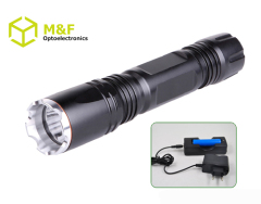 2012 New 3W CREE Q3 led aluminum rechargeable flashlight torch light