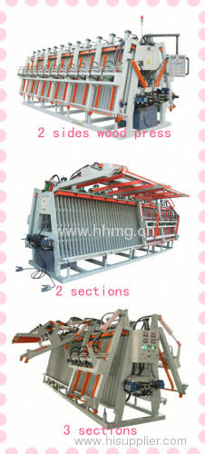 two sides hydraulic wood composer