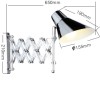 High quality Metal Chrome finsh LED Stretched Wall Lamp