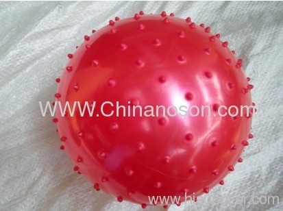 Red PVC 14cm 35-40g Massage ball