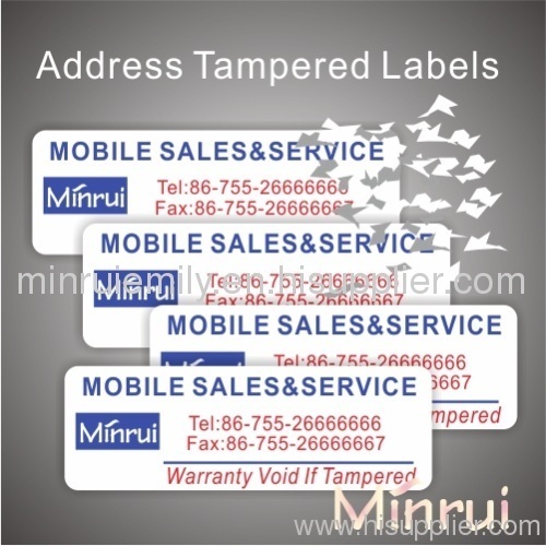 Security address labels