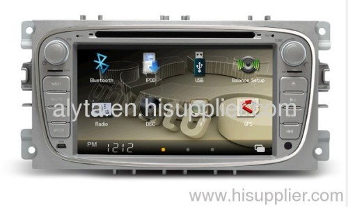 2din Special car dvd gps for Ford Focus/mondeo with BT DVB-T Canbus Radio AM/FM/RDS ATV/DTV CD VCD IPOD TMC