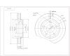 Brake disc 55036