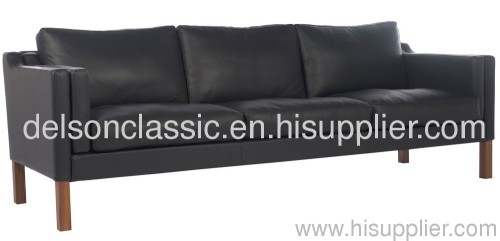 Borge Mogensen Sofa 3 pers/ danish design sofas/ replicas leather sofa