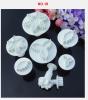 8pcs cake decoration snow Plunger Cutter Mold Sugarcraft Fondant Cake Decorating DIY Tool