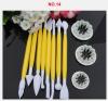 11pcs cake decoration carnation Cutter Cutter Mold Sugarcraft Fondant Cake Decorating DIY Tool