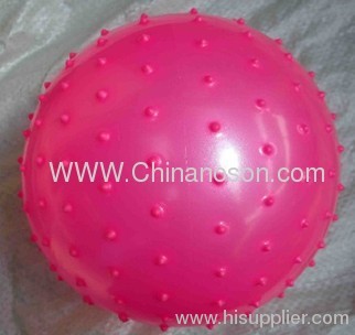 18 CM Pink PVC Massage Ball 50-55g