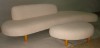 noguchi freeform sofa and ottoman