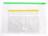 PVC pull edge bag, color edge sheet protector,document bag,punched pocket,clear pocket