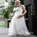 One Shoulder Floor Length Long Sexy White Chiffon Evening Dress