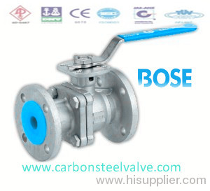 Stainless steel flanged RF RTJ FF floating ball valve