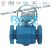 A105 LF2 trunnion mounted flanged RF RTJ metal ball valve