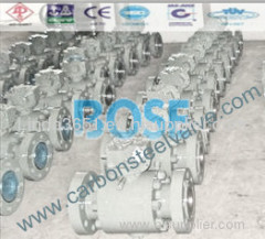Forged steel trunnion mounted flanged ball valve 150~2500#