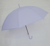 LOOK! 21''*8K pvc fabric metal frame transparent umbrella with plastic handle