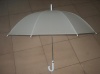 LOOK! 21''*8K pvc fabric metal frame transparent umbrella with plastic handle