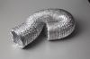 Aluminum foil hose with steel wire inside