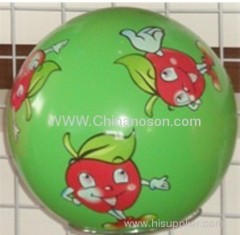 20 CM Green PVC Standard Ball with lovely apple pattern