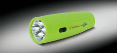 Light green rechargeable LED flashlight