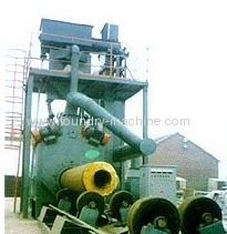 Steel pipe inner/outer wall shot blast cleaning machine