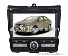 HONDA CITY Navigation GPS DVD VCD CD Player Radio USB SD AM FM Tuner RDS TV Bluetooth HD TFT LCD Touch Penal