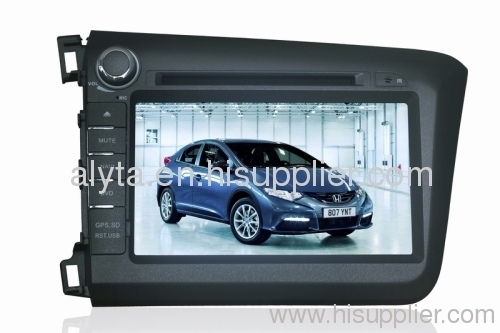 Special car dvd gps for HONDA CIVIC(2012) with HD TFT full touchscreen