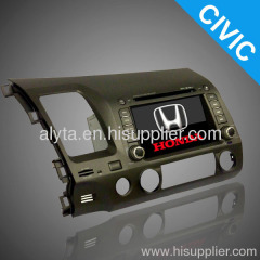 double din special car dvd gps for HONDA CIVIC with left-right Steering wheels HD TFT LCD panel