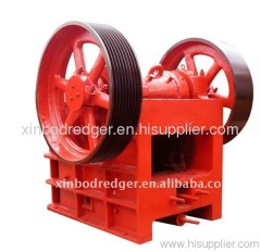 Simple operated jaw crusher