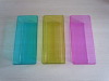 plastic storage box medium size transparent colour