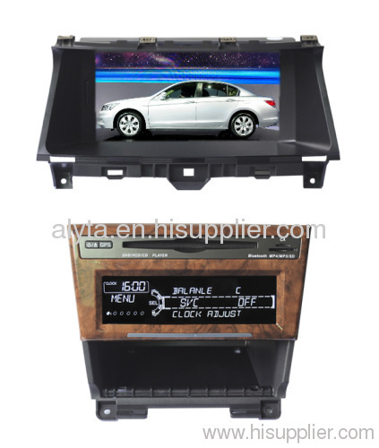 Special car dvd gps for HONDA Accord8 with DVR ESP PIP functions HD TFT touchscreen