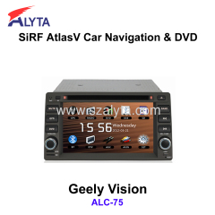 Geely Vision navigation dvd SiRF A4 (AtlasⅣ) 7.0 inch touch screen