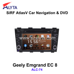 Emgrand EC 8 navigation dvd SiRF A4 (AtlasⅣ) 6.2 inch touch screen