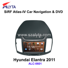 Hyundai Elantra 2011 navigation dvd SiRF A4 (AtlasⅣ) 8 inch touch screen