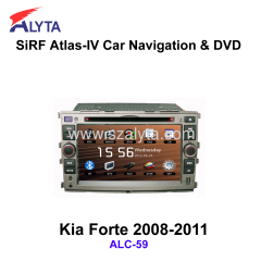 KIA Forte 2008-2011 navigation dvd SiRF A4 (AtlasⅣ) 6.2 inch touch screen