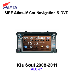 KIA Soul 2008-2011 navigation dvd SiRF A4 (AtlasⅣ) 6.2 inch touch screen