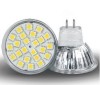 MR16 24pcs 5050SMD Glass LED Cup Bulbs