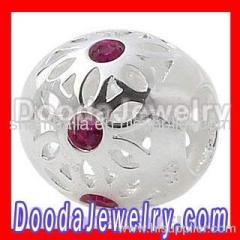 european Daisy Flower Charm Bead Wholesale